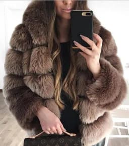 DEAT Fashion Imitation Fox Fur Grass Jacket Women's Hooded Loose Long Sleeves Patchwork Plush Thick Coat Winter New 7A975