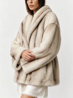 LIMO Women Shawl Lapel Faux Mink Fur Short Coat Pocket Loose Long Sleeve  Warm Winter Elegant Ladies Fluffy Plush Outerwear