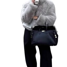 Faux Fur Women Short Coats Jackets Stand Collar Coat Thick Warm Y2k Streetwear Jacket Elegant Work Outerwear Autumn Winter