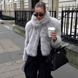 Faux Fur Women Short Coats Jackets Stand Collar Coat Thick Warm Y2k Streetwear Jacket Elegant Work Outerwear Autumn Winter