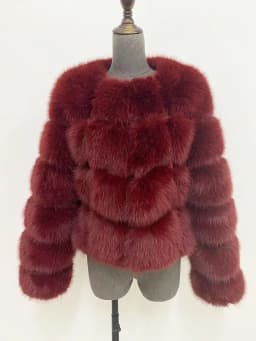 ZADORIN Faux Fur Coats Cropped Fur Top Woman Clothes Winter Luxury Faux Fur Coat Woman Fluffy White Faux Fur Jacket Woman Tops