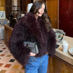 Tornova Winter 2025 White Faux Fur Coat Women Fluffy Eco Fox Fur Jacket Girls Hot Cropped Overcoat Autumn Warm Street Female