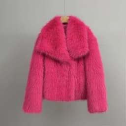 Women Faux Fur Coats Jackets Turn Down Collar Short Coat Casual Loose Thick Warm Y2k Streetwear Jacket Outerwear Autumn Winter