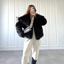 Women Faux Fur Coats Jackets Turn Down Collar Short Coat Casual Loose Thick Warm Y2k Streetwear Jacket Outerwear Autumn Winter