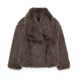 Women Faux Fur Coats Jackets Turn Down Collar Short Coat Casual Loose Thick Warm Y2k Streetwear Jacket Outerwear Autumn Winter