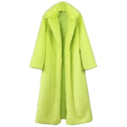 DEAT 2026 Winter New Fashion Faux Fur Coat For Women Solid Color High-end Casual Cardigan Long Jacket Female Trendy 11A05534