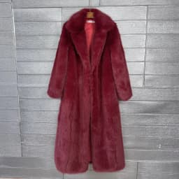DEAT 2026 Winter New Fashion Faux Fur Coat For Women Solid Color High-end Casual Cardigan Long Jacket Female Trendy 11A05534