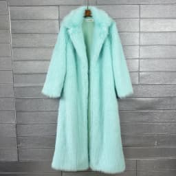 DEAT 2026 Winter New Fashion Faux Fur Coat For Women Solid Color High-end Casual Cardigan Long Jacket Female Trendy 11A05534