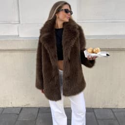 Tornova Women Winter 2026 High Quality Luxury Faux Fur Coat Thicken Warm Overcoat Outerwear Hot Girls Solid Long Fox Fur Jacket