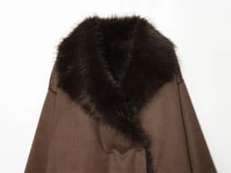 Smvp Women's Jacket 2026 Autumn/Winter New Arrival Brown Long-Sleeve Double-Sided Warm Jacket Elegant and High-End Style
