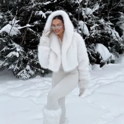 Women Faux Fur Coats Jackets Hooded Short Coat Thick Warm Y2k Streetwear Jacket Elegant Work Outerwear Autumn Winter 2026