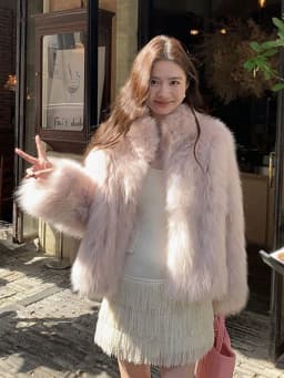GVUW Korean Fashion Stand Up Collar Thickened Warm Women's Fur Coat Casual All-match Loose Coat 2026 Autumn New 17S4643