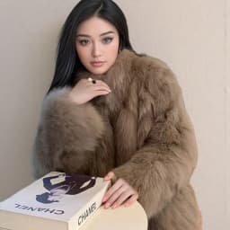 GVUW Korean Fashion Stand Up Collar Thickened Warm Women's Fur Coat Casual All-match Loose Coat 2026 Autumn New 17S4643