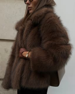 European American Street Style Fashion Fox Fur Coat Women Autumn Winter Thick Warm Faux Fur Jacket Fury Fluffy Plush Overcoat