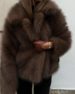 European American Street Style Fashion Fox Fur Coat Women Autumn Winter Thick Warm Faux Fur Jacket Fury Fluffy Plush Overcoat