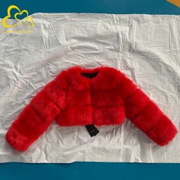 Fox Fur Coat for Women Thick Fox Fur Jacket Short Style Slim Fit Zipper Winter Fashion Wholesale New Arrival