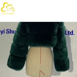 Fox Fur Coat for Women Thick Fox Fur Jacket Short Style Slim Fit Zipper Winter Fashion Wholesale New Arrival