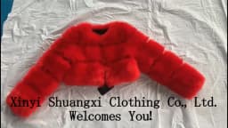 Fox Fur Coat for Women Thick Fox Fur Jacket Short Style Slim Fit Zipper Winter Fashion Wholesale New Arrival