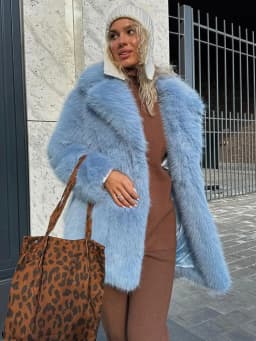 ZADORIN Luxury Winter Furry Warm Faux Fur Coat Woman Lapel Mid Long Soft Fluffy Jacket Faux Fur Coats Woman Clothes Outerwears
