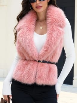 Women's Faux Fur Shawl Fox Fur Imitation Eco-Friendly Winter Scarf Luxury Style for Warmth And Fashion Accessory
