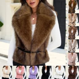 Women's Faux Fur Shawl Fox Fur Imitation Eco-Friendly Winter Scarf Luxury Style for Warmth And Fashion Accessory
