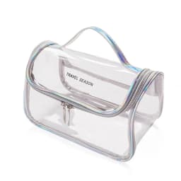 Transparent Waterproof Travel Cosmetic Bag Toiletry Makeup Zippered Storage Pouch Easy To Carry Косметичка