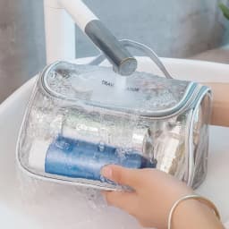 Transparent Waterproof Travel Cosmetic Bag Toiletry Makeup Zippered Storage Pouch Easy To Carry Косметичка