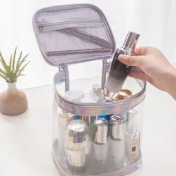 Transparent Waterproof Travel Cosmetic Bag Toiletry Makeup Zippered Storage Pouch Easy To Carry Косметичка