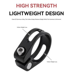 28.6/31.8/34.9mm Aluminum Alloy Bicycle Seat Tube Clamp MTB Seat Tube Clip Road Bike Seatpost Clamp