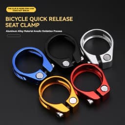 28.6/31.8/34.9mm Aluminum Alloy Bicycle Seat Tube Clamp MTB Seat Tube Clip Road Bike Seatpost Clamp