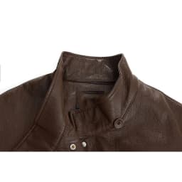 Maillard Coffee Color Design tie up Slimming Leather Jacket 2025Autumn New Loose Solid Color Outfit Korean Outerwear top Commute