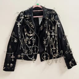 gothic clothes Gothic Jacket harajuku fashion Cross Jacket Skull Jacket vintage Jacket Punk Jacket y2k Jacket y2k fashion