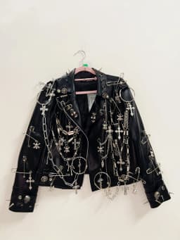 gothic clothes Gothic Jacket harajuku fashion Cross Jacket Skull Jacket vintage Jacket Punk Jacket y2k Jacket y2k fashion