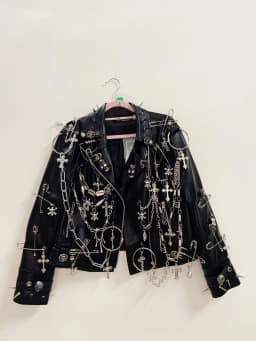 gothic clothes Gothic Jacket harajuku fashion Cross Jacket Skull Jacket vintage Jacket Punk Jacket y2k Jacket y2k fashion
