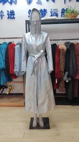 Mauroicardi Spring Long Shiny Reflective Holographic Silver Faux Leather Trench Coat for Women with Hood Zip Up Y2K Streetwear