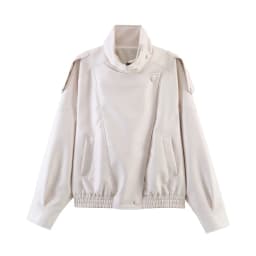 HH Autumn Faux Leather Jacket For Women Casual Solid Long Sleeve Zipper Pu Leather Coats New Fashion Female Streetwear