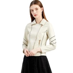 Red PU Faux Leather Jacket Women Fashion Casual Biker Jackets Outwear Female Tops Spring and Autumn Black Leather Jacket Coat