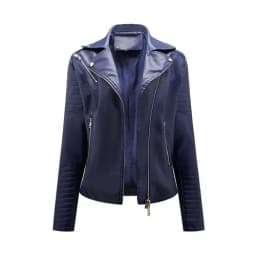 2026 New Fashion Women Faux Leather Jacket, Spring Autumn Zipper Casual Pu Coat, Female Biker Outerwear Ladies Clothes S-XXXL