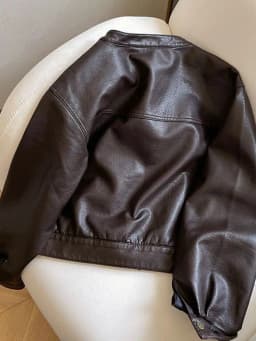 American Locomotive Clothing Short PU Leather Jacket Women's 2025 Spring And Autumn New Small Design Stand-Up Collar Jacket tide