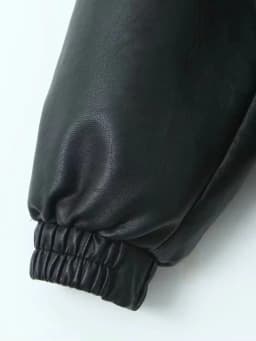 2026 Fashion Streetwear Women Retro Loose Black PU Faux Leather Jacket Spring Autumn Lady Vintage Zipper Coat Moto Biker Outwear