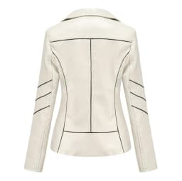 Red PU Faux Leather Jacket Women fashion Casual Biker Jackets Outwear Female Tops spring and autumn Black Leather Jacket Coat