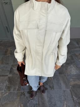 Women's Elegant Casual Zipper Office Coat 2026 New Spring Pu Leather Stand Neck Jacket Chic High End Adjustable Waist Streetwear