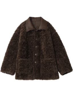 CHIC VEN Women Faux Leather Jacket Coat Loose Casual Reversible Mid Length PU Overcoat Retro Ladies Outerwear Autumn Winter 2025