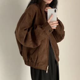 American Style Retro Suede Jacket Women's Short Coat Spring Autumn Trendy Top High Quality Feel Miniature Sensation