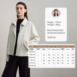Amii Leather Jacket Women 2026 Autumn New Minimalist Lapel Loose PU Leather Zipper Shoulder Long Sleeve Coat for Woman 12543228