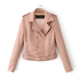 2025 Fashion Women's Short Leather Jacket Small Coat Spring Autumn Slim Moto-biker Outerwear Lady Zip-up PU Leather Coats Korean