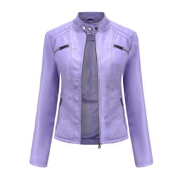 Women Leather Jacket, 2026 Autumn Spring Women's Moto Biker Zipper Jackets Red Black Apricot Coffee Coat Ladies Outerwear S-3XL