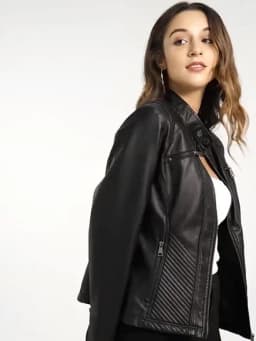 Women Leather Jacket, 2026 Autumn Spring Women's Moto Biker Zipper Jackets Red Black Apricot Coffee Coat Ladies Outerwear S-3XL