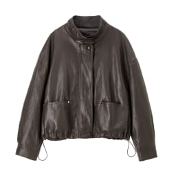 SENTUBILA Women's Retro PU Jacket Motorbike Style Loose Drop Shoulder Cropped Coat 2026 Autumn Trendy Outerwear Ladies W63GA7905