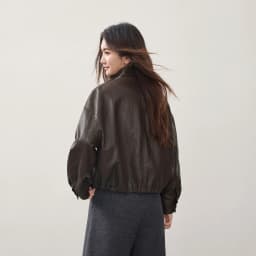 SENTUBILA Women's Retro PU Jacket Motorbike Style Loose Drop Shoulder Cropped Coat 2026 Autumn Trendy Outerwear Ladies W63GA7905